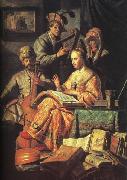 The Music Party  dhd Rembrandt